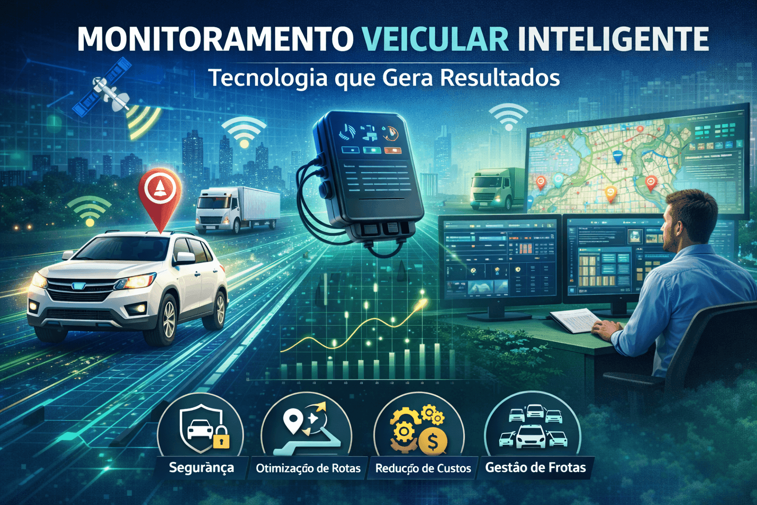 Monitoramento de Frotas e Veículos Conectados